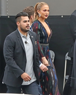 J Lo, in an outfit that has captivated everyone's eyes. A dress that looks extremely bold