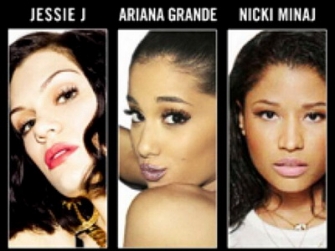 Jessie J, Ariana Grande and Nicki Minaj, one step closer to the release of the song 'Bang Bang' - VIDEO